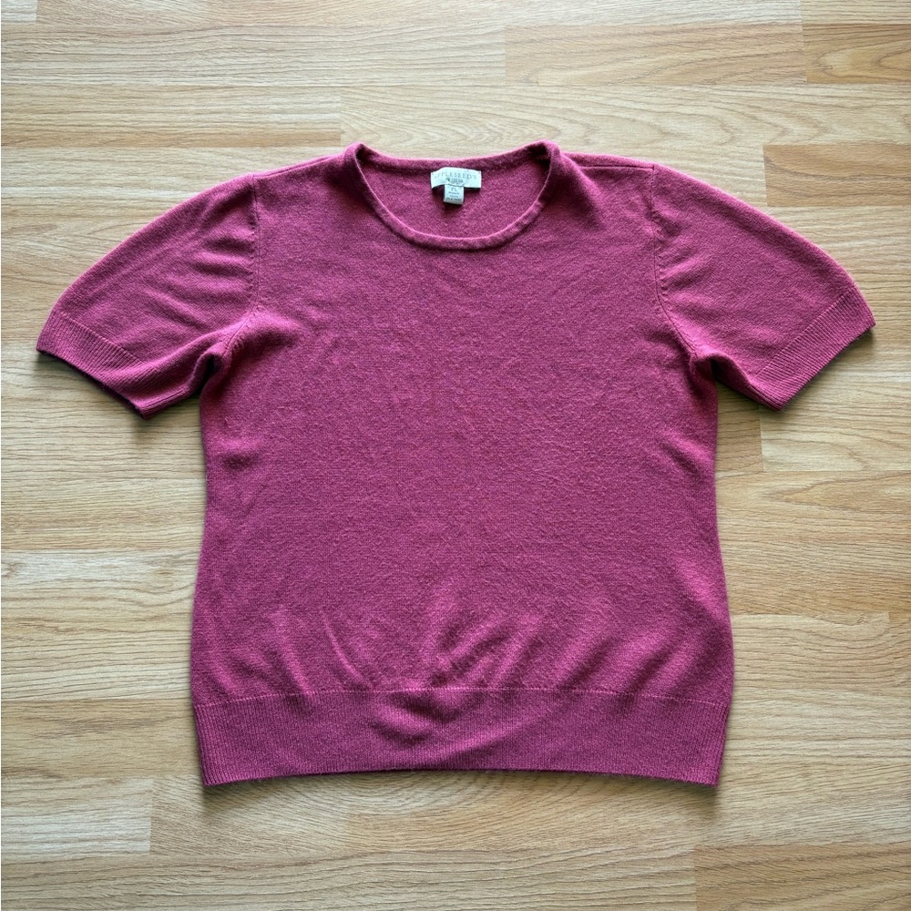 Appleseed's Raspberry Knit Top